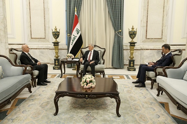 الرئيس العراقي يؤكد دعم العراق الدائم للقضية الفلسطينية-الحياة الجديدة