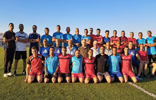 لجنة الحكام تجري اختبارات اللياقة والسرعة لقضاة الدوري