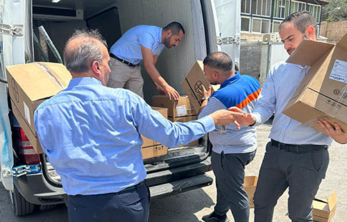 “القدس للمستحضرات الطبية” تتبرع بأدوية للقطاع الصحي في جنين