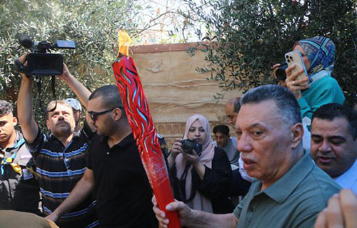 اللجنة الأولمبية توقد شعلة الأسبوع الأولمبي الوطني 2023