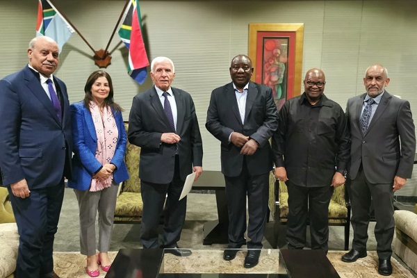 الأحمد يسلّم رسالة من الرئيس لنظيره الجنوب إفريقي-الحياة الجديدة