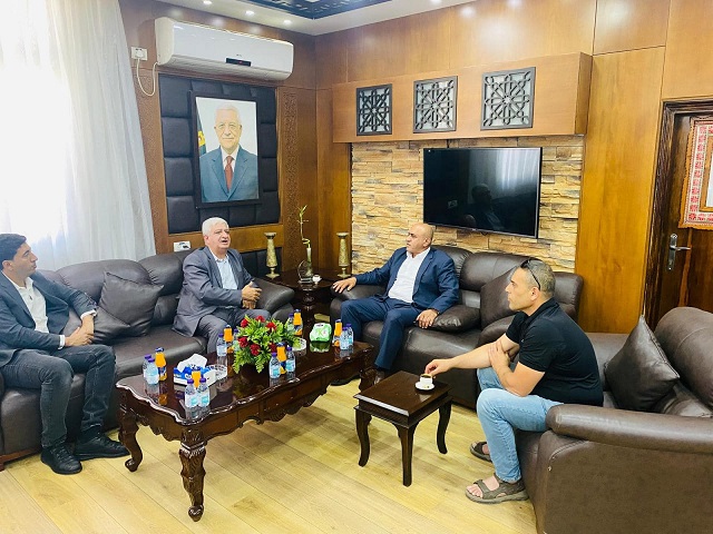 محافظ جنين يطلع مستشار العاهل الأردني على آثار عدوان الاحتلال الأخير-الحياة الجديدة