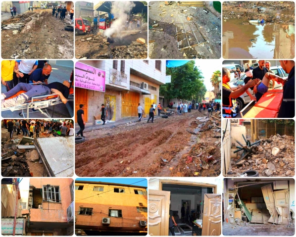 البدء بإزالة آثار الدمار في مخيم نور شمس-الحياة الجديدة