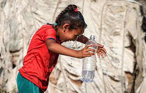 موجة الحر تفاقم أزمة الطاقة في قطاع غزة