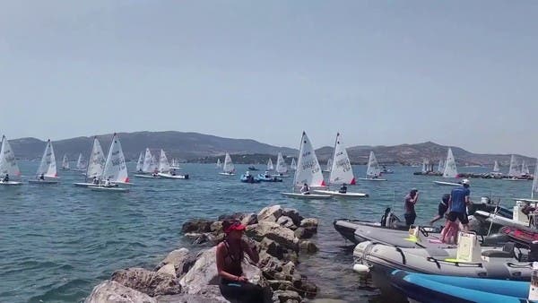 متسابقون في بطولة عالمية ينقذون سكان مدينة يونانية من حريق هائل