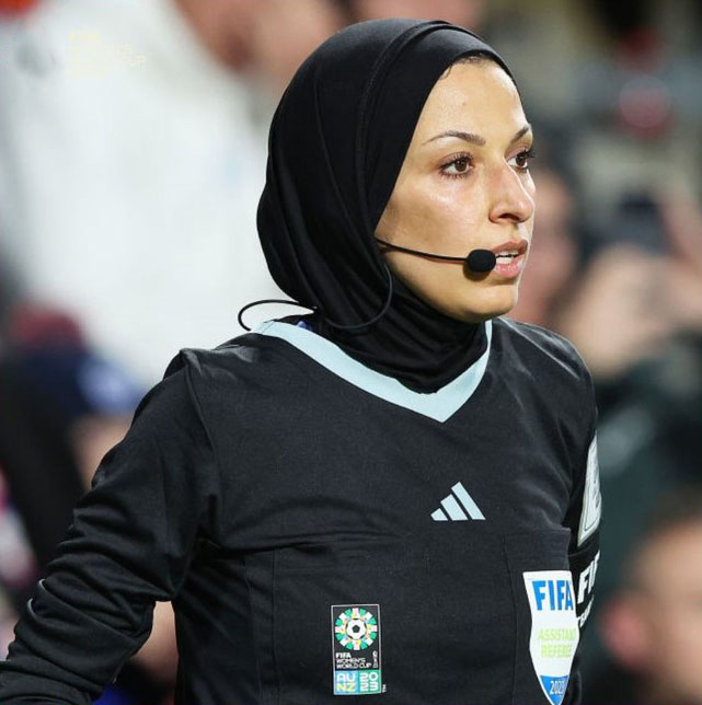 الفلسطينية هبة سعدية تدخل تاريخ كأس العالم للسيدات