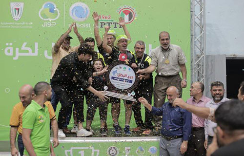 شباب خان يونس يحتفظ بلقب دوري “جوال” لكرة الطاولة للعام الثاني