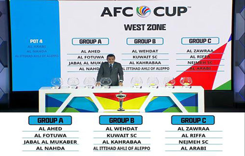 القرعة تضع المكبر إلى جانب العهد اللبناني والفتوة السوري والنهضة العُماني