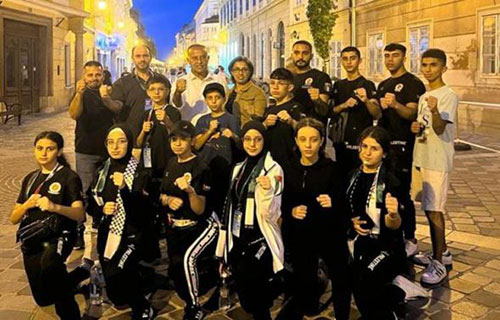 12 لاعباً يمثلون فلسطين في بطولة العالم للشوتوكان