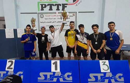 حماد ومهدي يتوجان بلقبي بطولة الطاولة للفئات العمرية