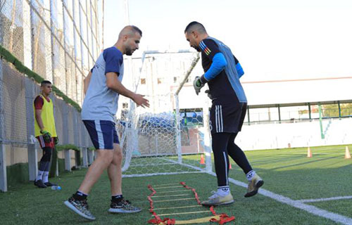 الأخضر الرفحي يواصل تدريباته استعداداً للقاء الديربي مع الزعيم