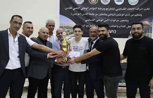 سدر بطلاً لبطولة القدس للشطرنج والطل وصيفاً