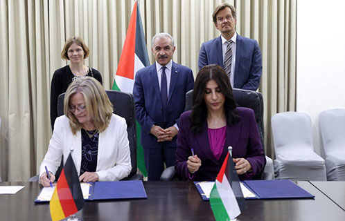 توقيع مذكرة لإقامة مكتب تمثيلي لبنك التنمية الألماني في فلسطين