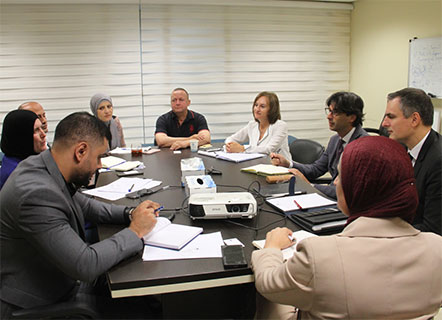 اجتماع يبحث تطورات مشروع صرف صحي شمال شرقي رام الله