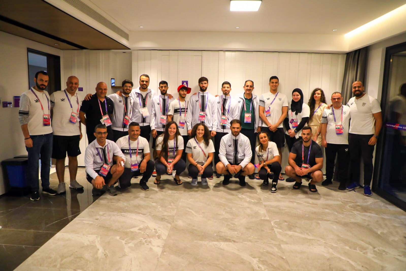 البعثة الفلسطينية تعقد اجتماعا في مقر إقامتها بهانغتشو