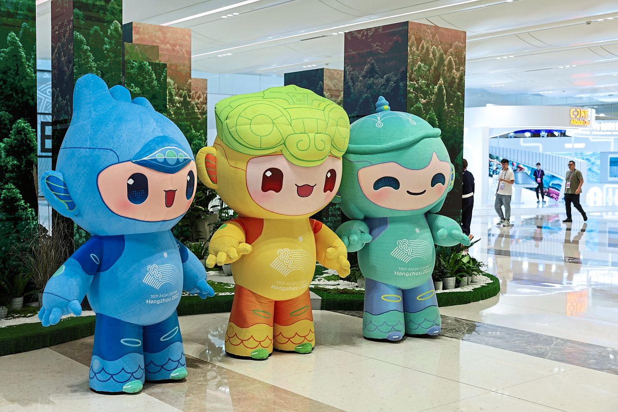 تمائم دورة الألعاب الآسيوية.. روبوتات تبعث الروح الأولمبية وتعزز السلام والصداقة