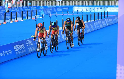 عمر وعبد الله أبو شباب يمثلان منتخب فلسطين لـ”الترايثلون” في الآسياد