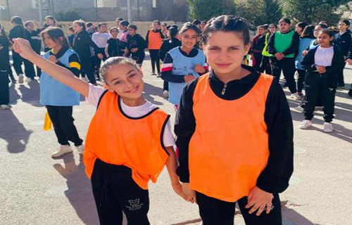 مدرسة بنات مؤتة تختتم فعاليات اليوم الأوروبي للرياضة المدرسية