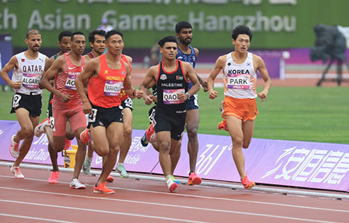 العدّاء قاعود يودع “الألعاب الآسيوية”