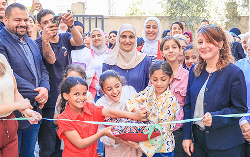 بنك فلسطين يدعم تجهيز ساحة للتزلج في “إنعاش الأسرة”