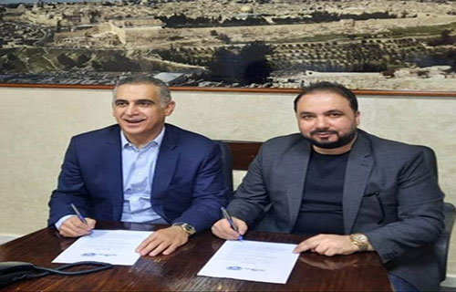 هلال القدس وجمعية لجنة اليتيم العربي يوقعان بروتوكول تعاون بينهما