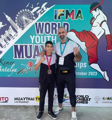 موسى مصطفى يحرز فضية بطولة العالم لـ “لمواي تاي” في تركيا