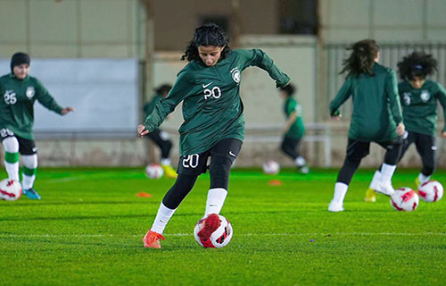 اطلاق منتخب “الأخضر السعودي” للشابات