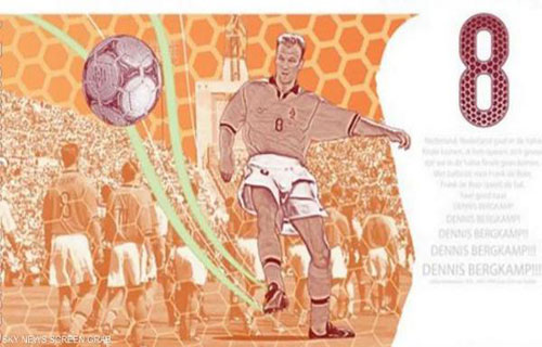 هولندا تضع “هدف تاريخي” لنجمها على عملة نقدية