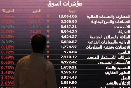 مؤشرات الأسهم في السعوديه ارتفعت والمؤشر العام السعودي صعد نحو 0.59%