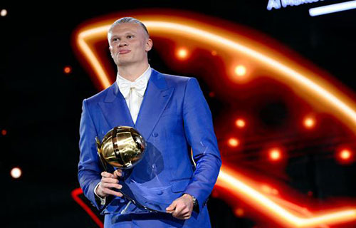 هالاند أفضل لاعب ورونالدو يحرز ثلاث جوائز