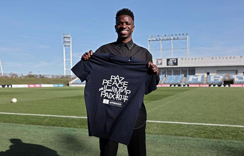 تعيين فينيسيوس جونيور سفيراً للنوايا الحسنة