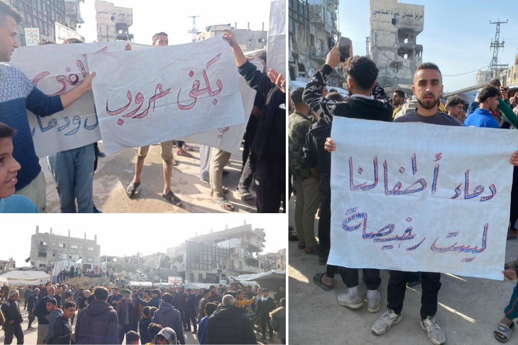 خرج أبناء شعبنا في بيت لاهيا وعدة بلدات شمال قطاع…