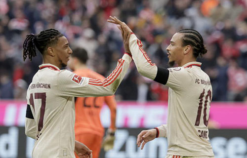 ميونيخ – ألمانيا – رويترز: أ حرز ليروي ساني ثنائية…