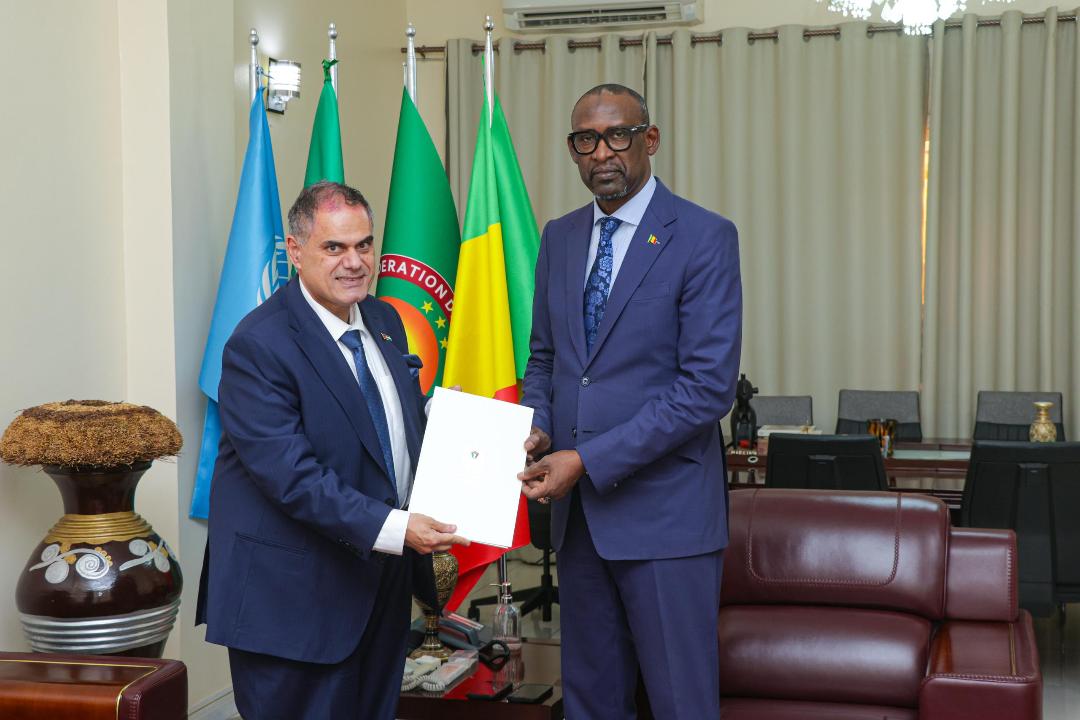 قدم السفير المفوض فوق العادة لدولة فلسطين حسان البلعاوي، نسخة…