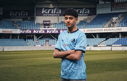 كوبنهاغن – وكالات: خطا الموهبة الفلسطينية الصاعدة يونس تفال (16…