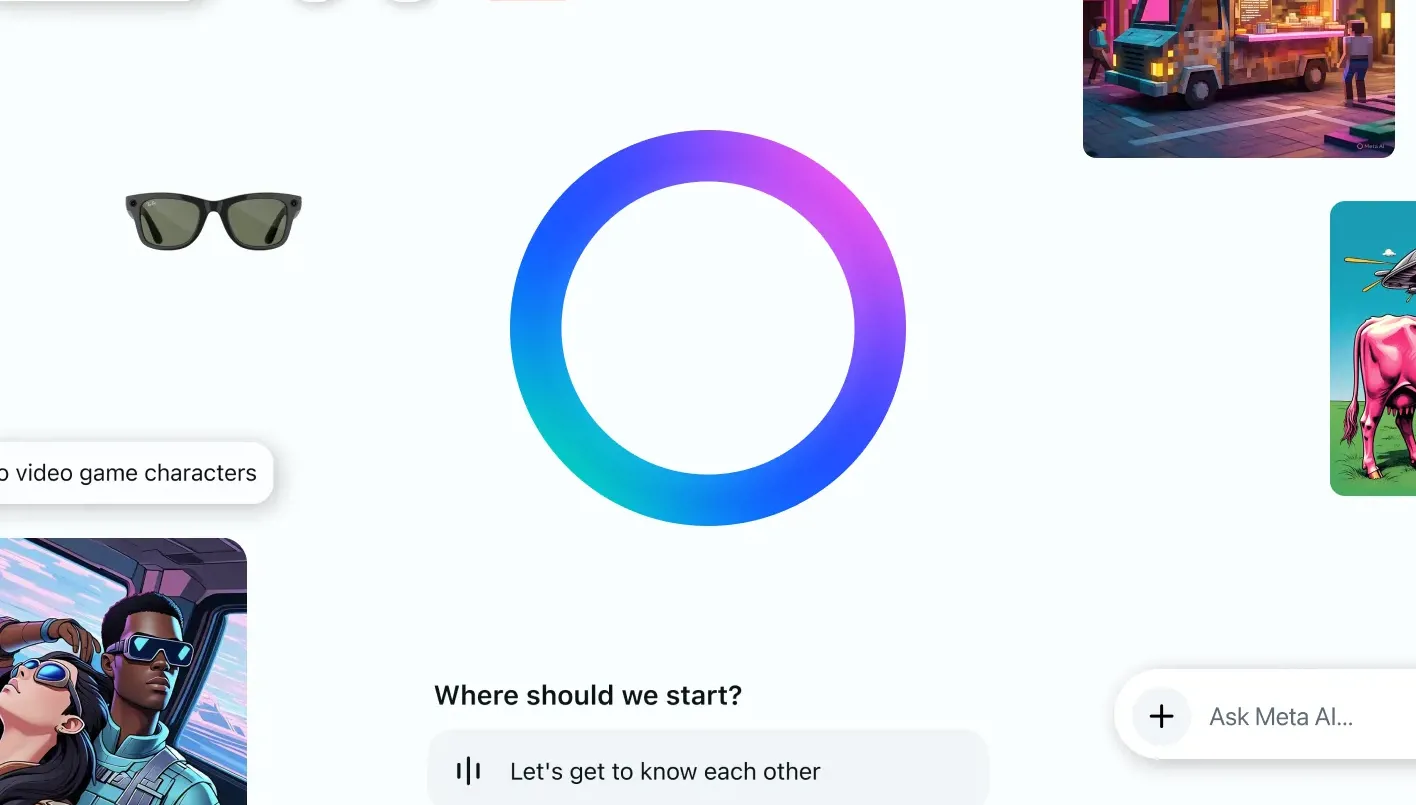 “ميتا” تختبر ميزات ذكاء اصطناعي جديدة تشمل “التفكير المنطقي” وتخصيص الصوت