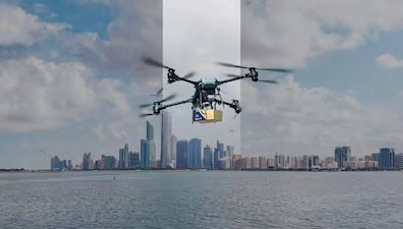 أبو ظبي تبدأ أول تجربة لتوصيل الطّرود عبر الطائرات بدون طيّار