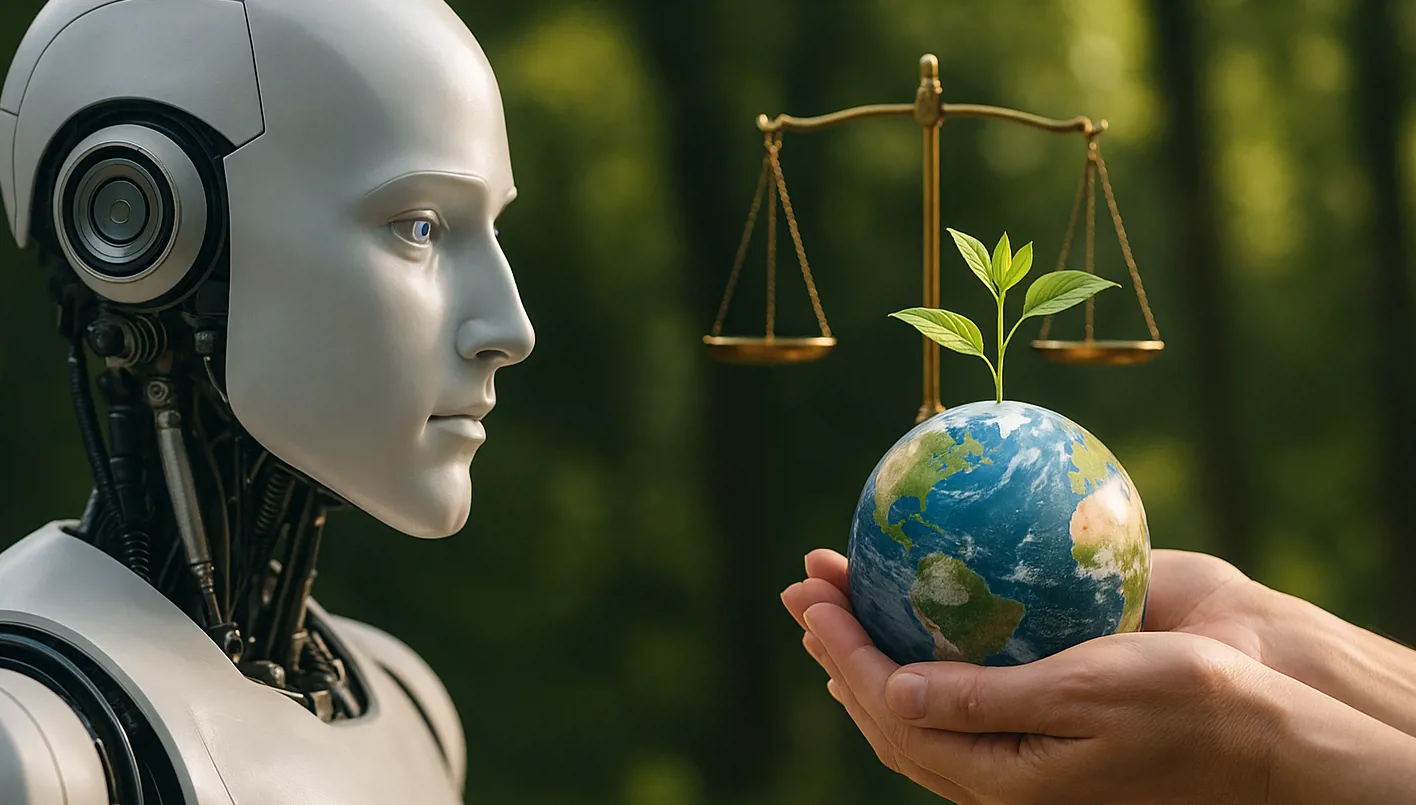 الذّكاء الاصطناعي الأخلاقي: عندما تتصادم الخوارزميّات مع مبادئ الاستدامة