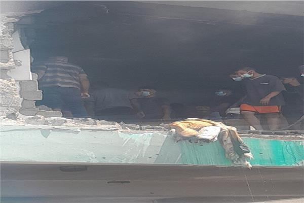 مشاهد من مجزرة الاحتلال في مدرسة أسامة بن زيد التي تؤوي نازحين شمال غزة