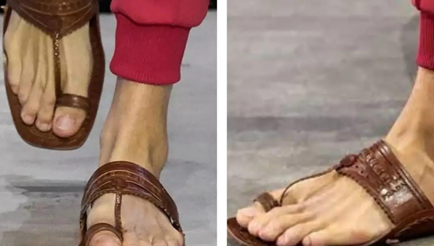 ‘فضيحة الصندل’… ‘برادا’ تعترف باستيحاء تصميم جديد لحذائها من التراث الهندي