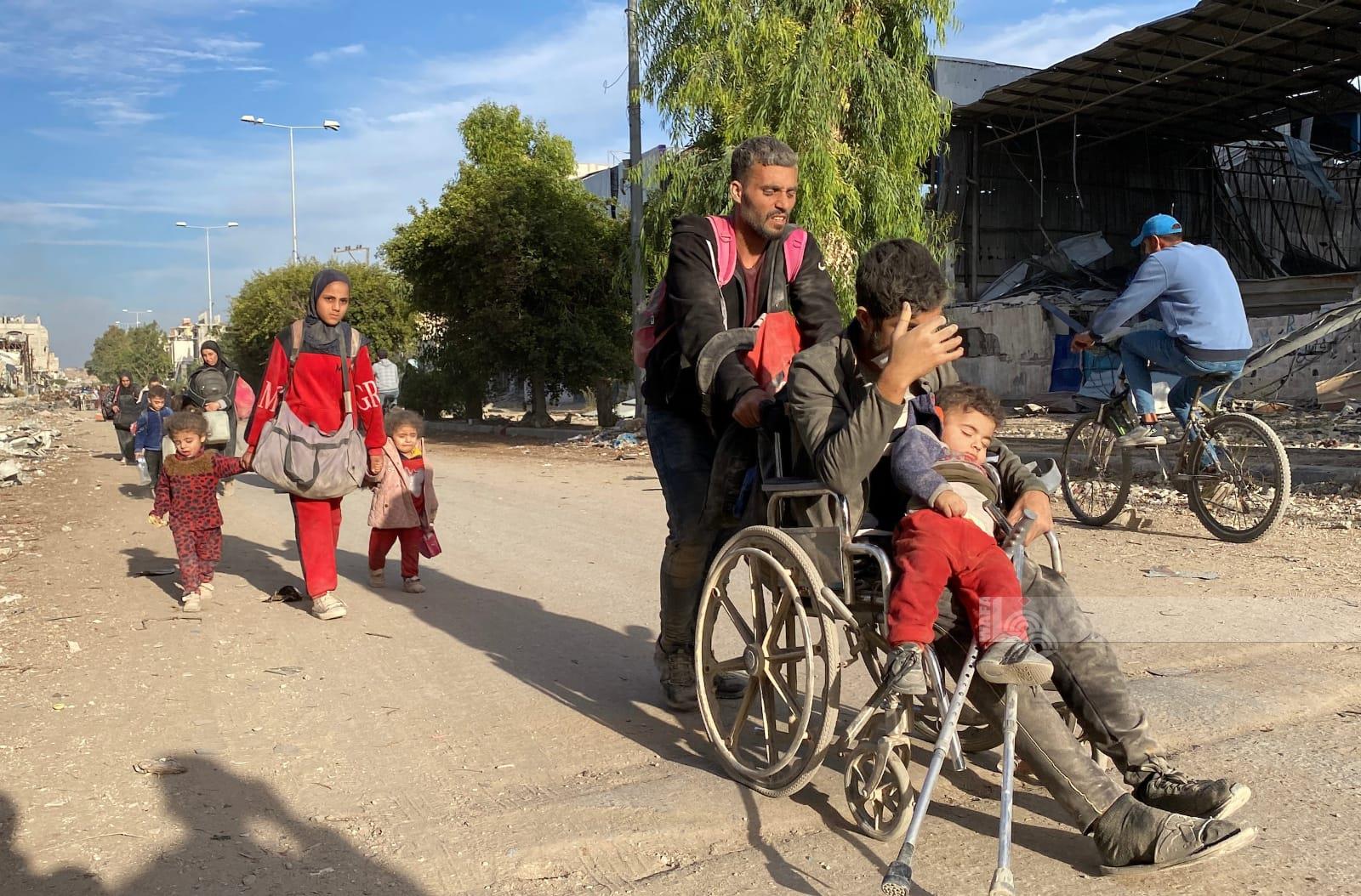 الاحتلال يجبر المواطنين على النزوح قسرا من مناطق في مدينة غزة وجباليا-الحياة الجديدة