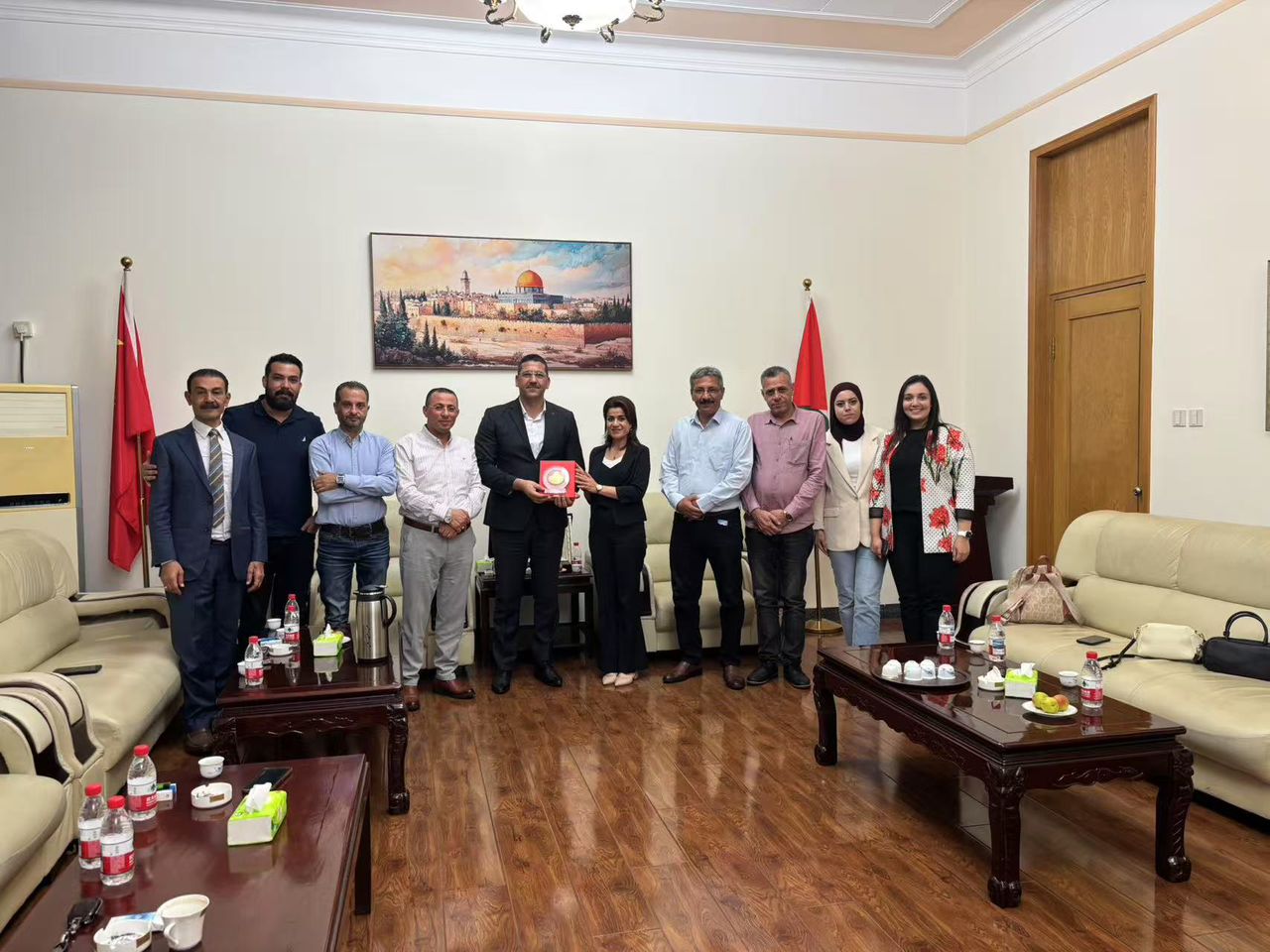 سفارة فلسطين في الصين تلتقي الوفد الإعلامي الفلسطيني المشارك في دورة “الصناعة الرقمية”-الحياة الجديدة