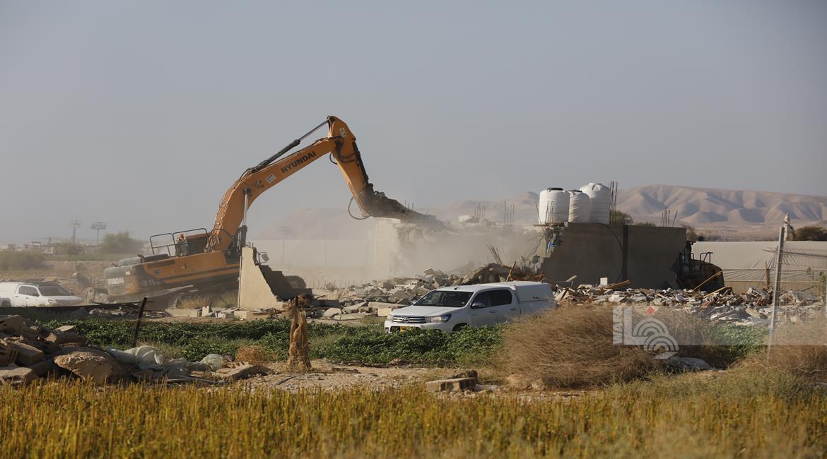 الاحتلال يخطر بهدم مسكن في الأغوار الشمالية-الحياة الجديدة