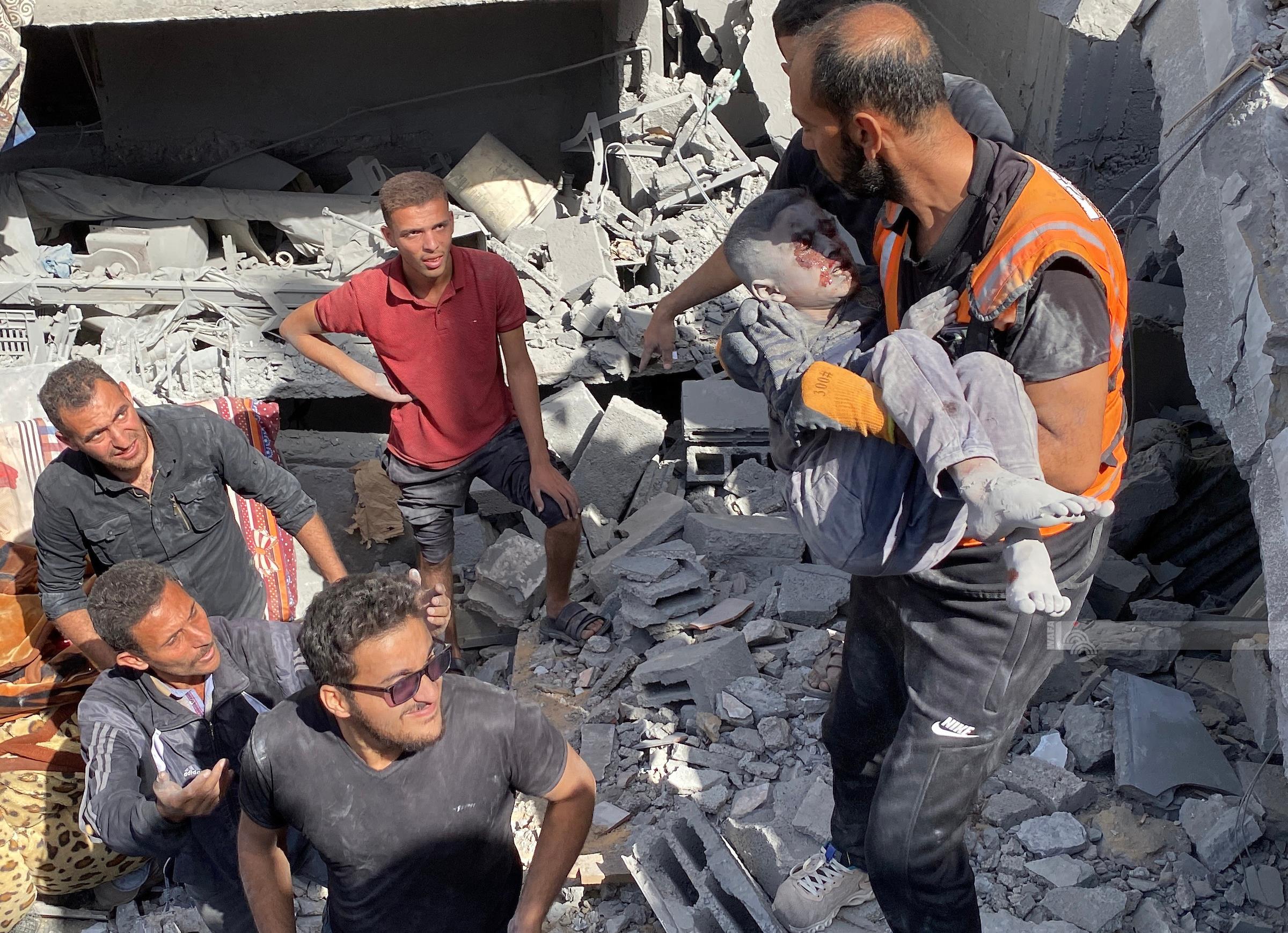 شهداء ومصابون في قصف الاحتلال أنحاء متفرقة في قطاع غزة-الحياة الجديدة