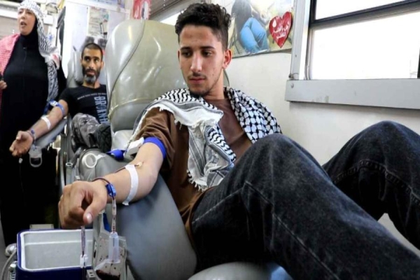 إطلاق الجولة السابعة للتبرع بالدم لصالح جرحى ومرضى قطاع غزة السبت المقبل-الحياة الجديدة