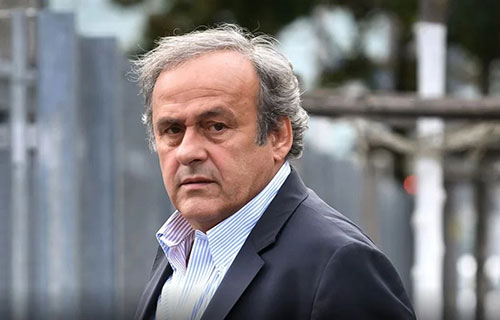 أسطورة الكرة الفرنسية ميشال
بلاتيني يقع ضحية للسرقة