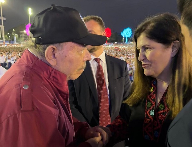 شاهين تشارك في المراسم الرسمية لإحياء الذكرى الـ46 لانتصار الثورة الساندينية في نيكاراغوا-الحياة الجديدة