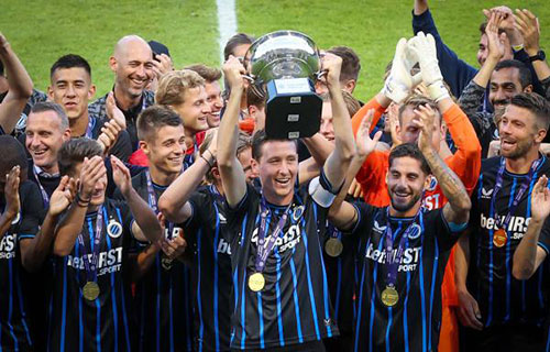 كلوب بروج يتوج بكأس السوبر
البلجيكي للمرة 18