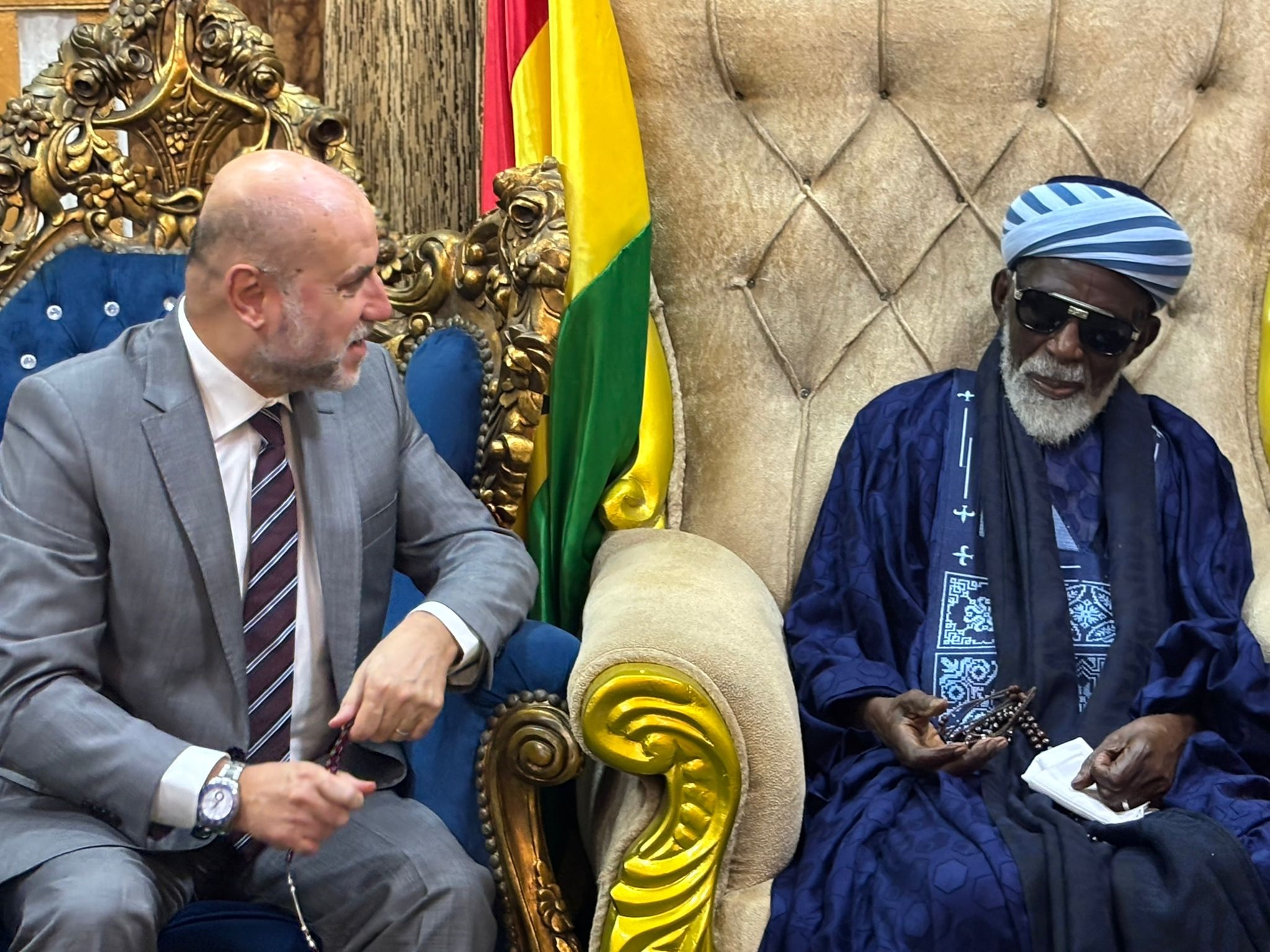 الهباش يطلع الإمام الأكبر لمسلمي غانا على انتهاكات الاحتلال بحق شعبنا ومقدساتنا-الحياة الجديدة