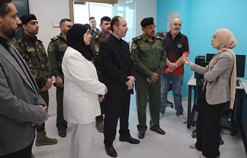 “العربية الأميركية” تستقبل وفداً من الرياضة العسكرية